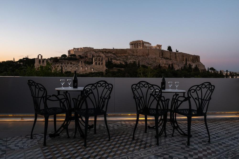 Acropolis View Hotel Athena Bagian luar foto