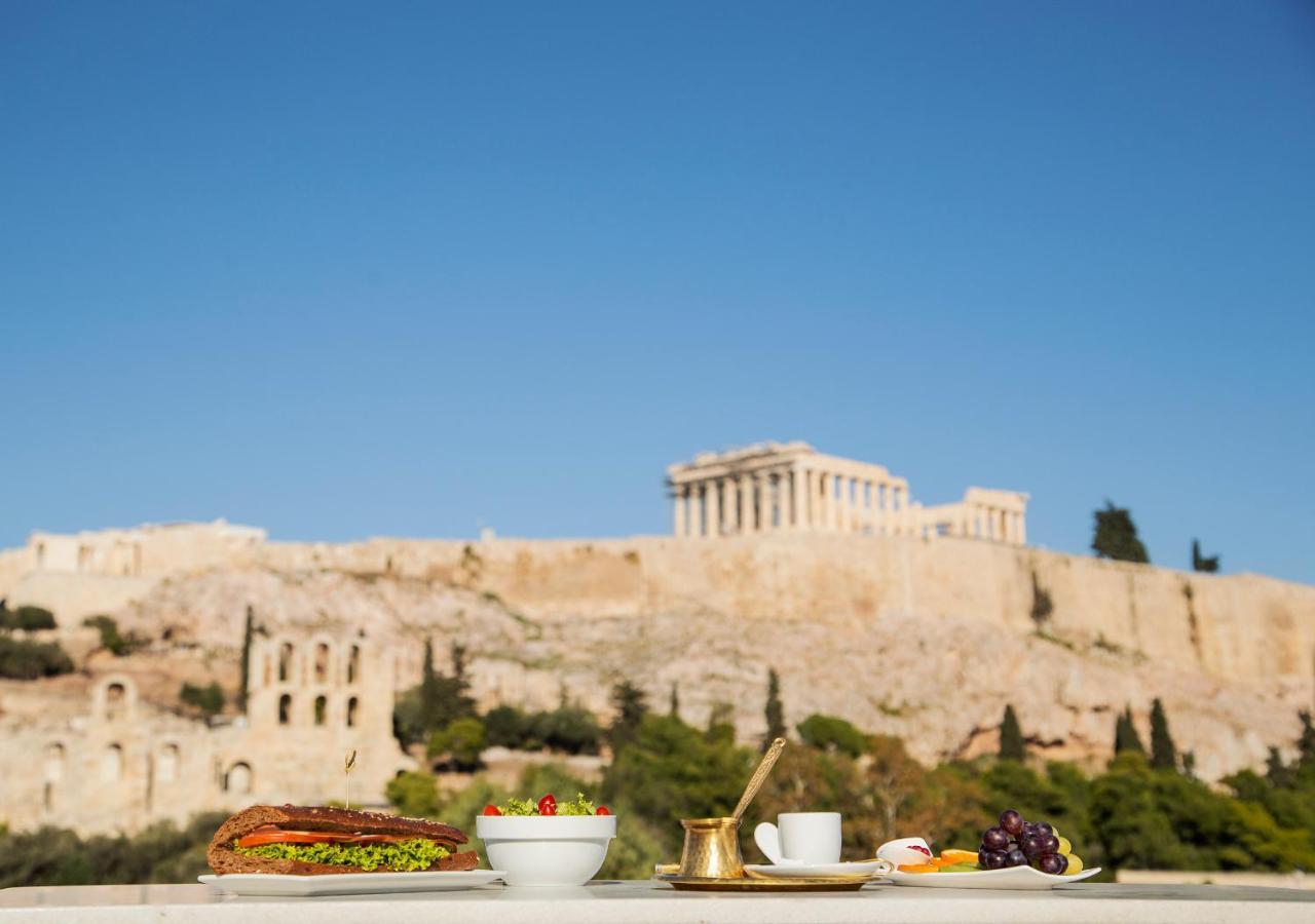 Acropolis View Hotel Athena Bagian luar foto