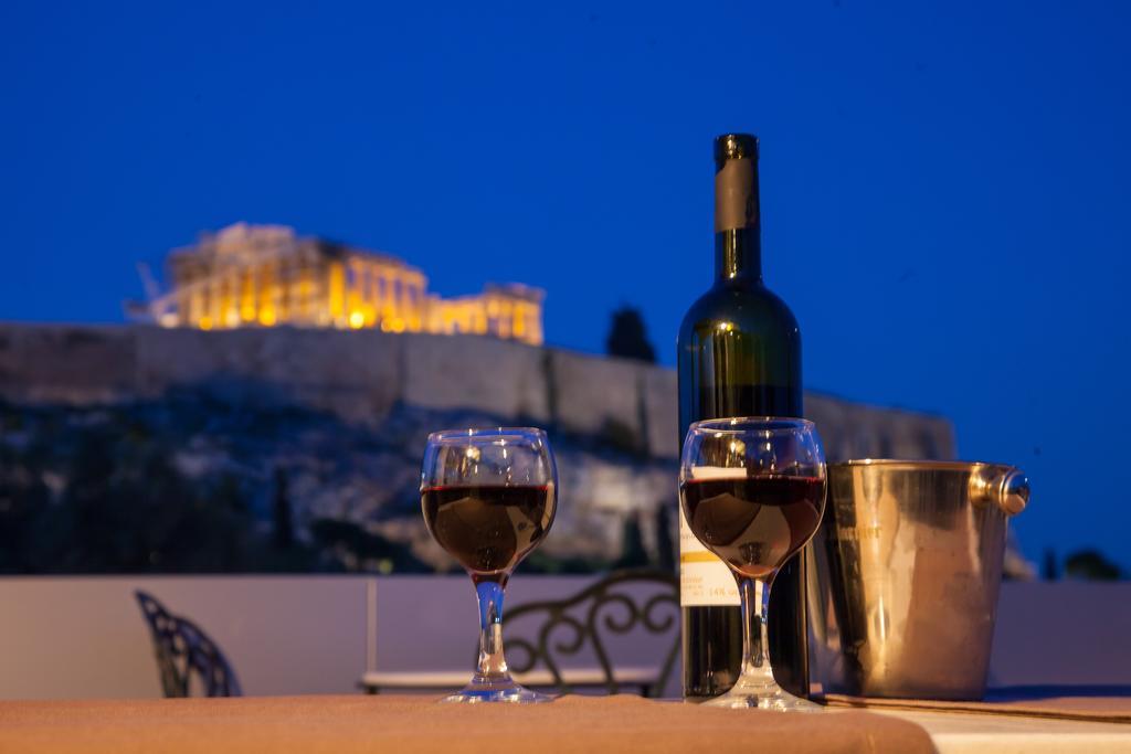 Acropolis View Hotel Athena Bagian luar foto