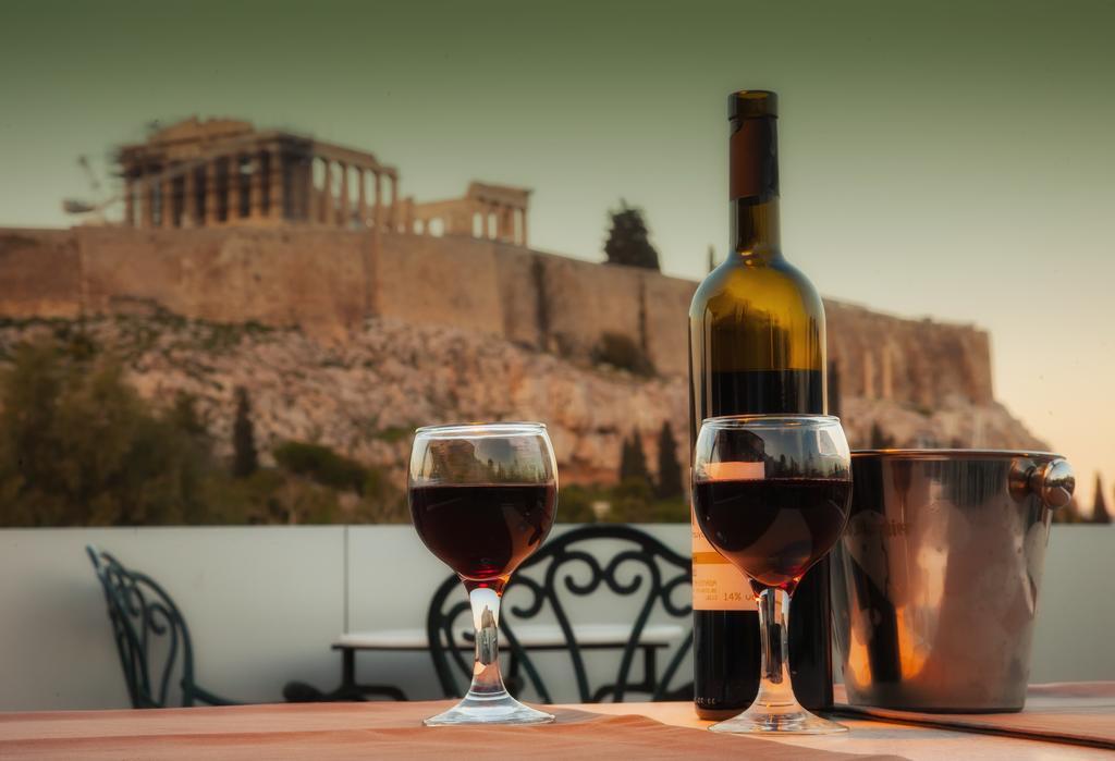 Acropolis View Hotel Athena Bagian luar foto