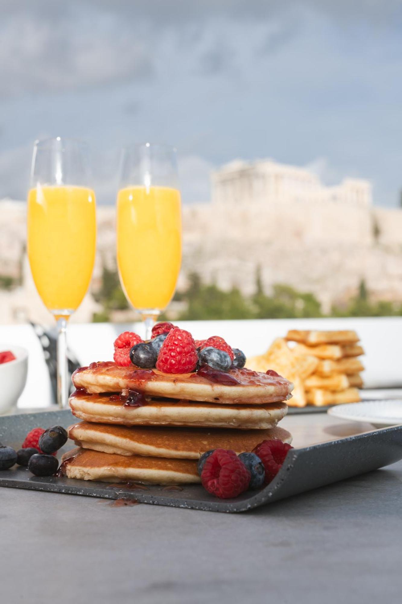 Acropolis View Hotel Athena Bagian luar foto