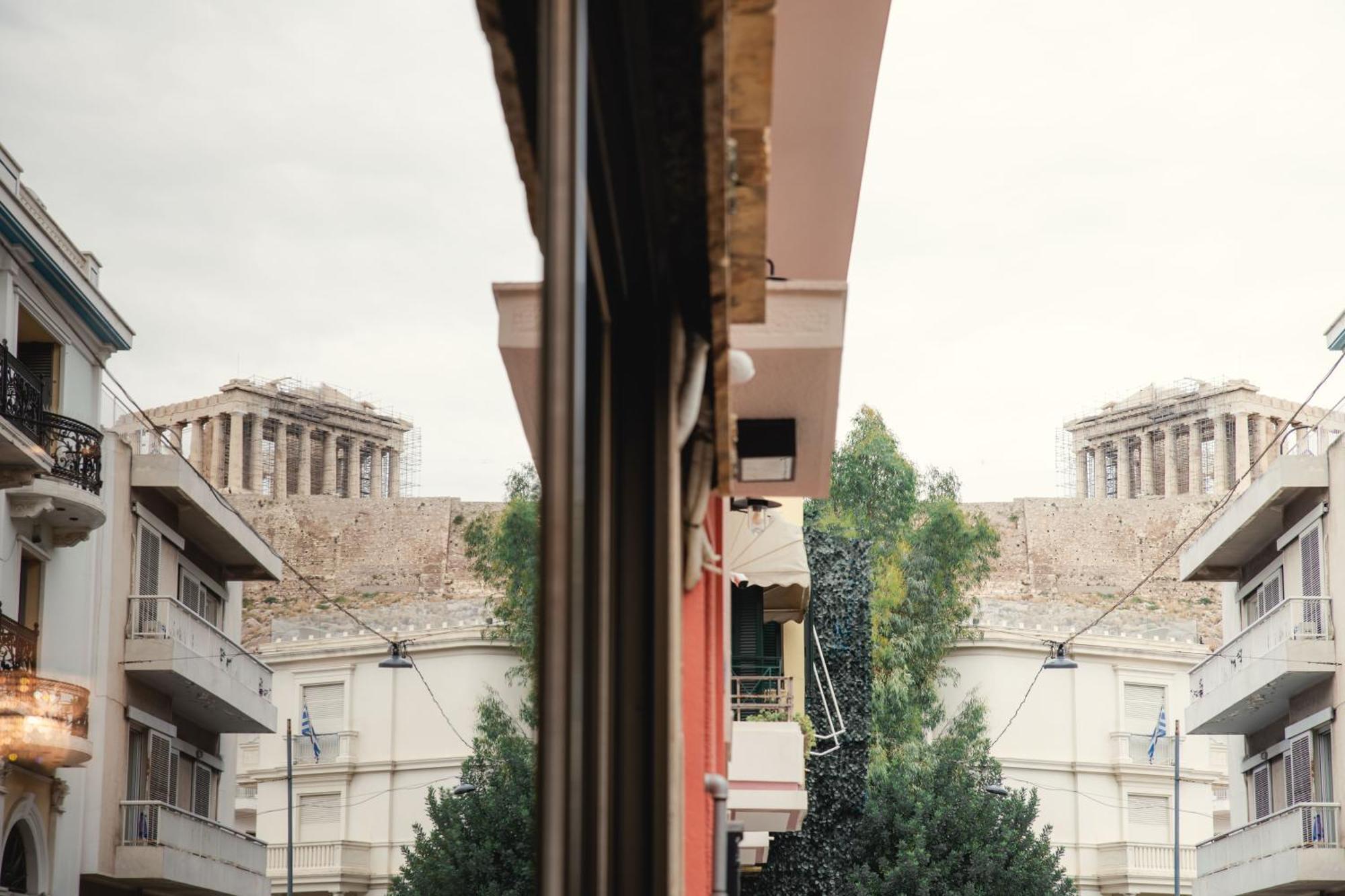 Acropolis View Hotel Athena Bagian luar foto