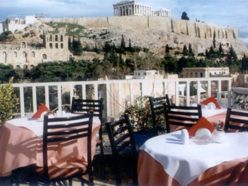 Acropolis View Hotel Athena Bagian luar foto