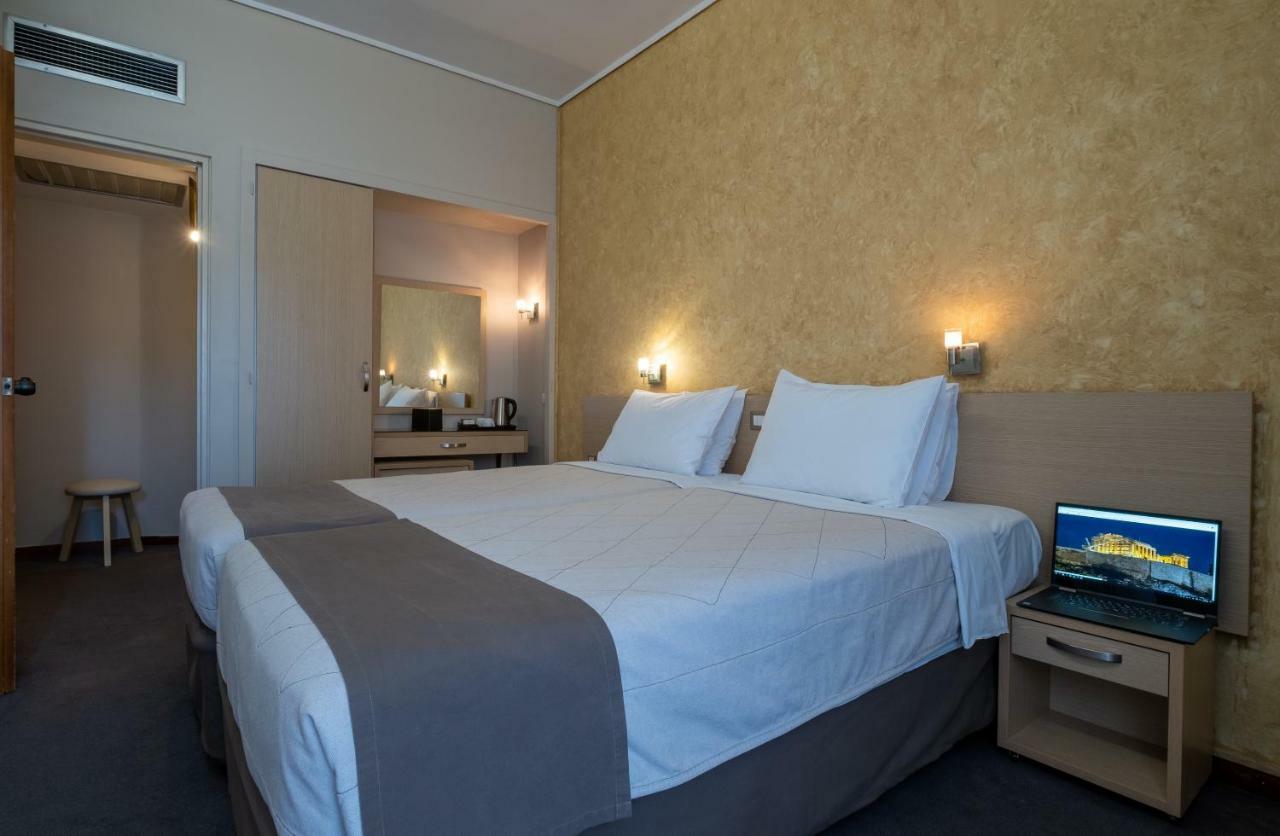 Acropolis View Hotel Athena Bagian luar foto